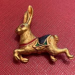 The Museum of American Folk-Art Vintage Jack Rabbit Pin/Brooch
